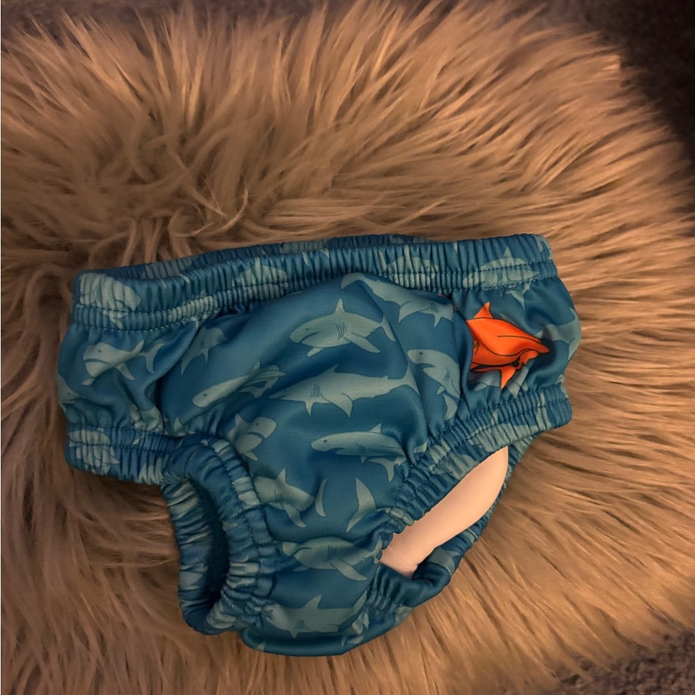 Aqua Leisure Infant Reusable Swim Diaper, Size 6 months